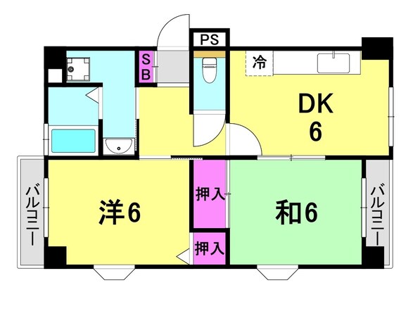 セルフィーユ兵庫の物件間取画像